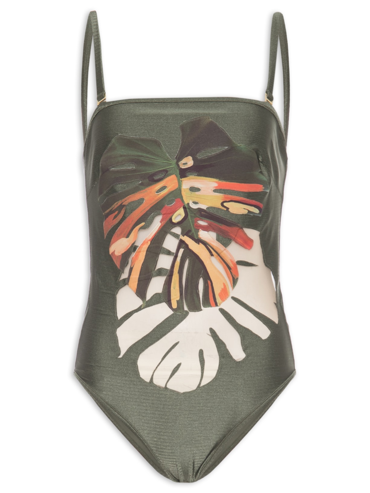 Maiô Decote Reto Costela De Adão - Verde