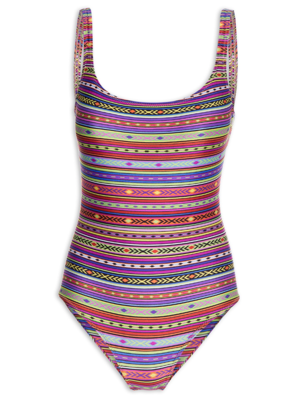 Maiô Decote U Fino New - Rosa