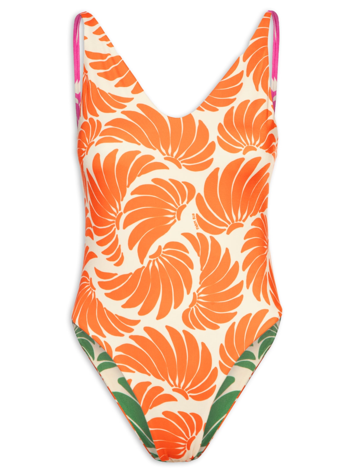 Maiô Double Voo De Banana - Laranja