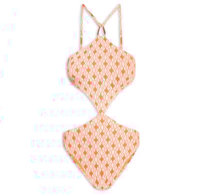 Maiô Engana Mamãe Estampado - Laranja