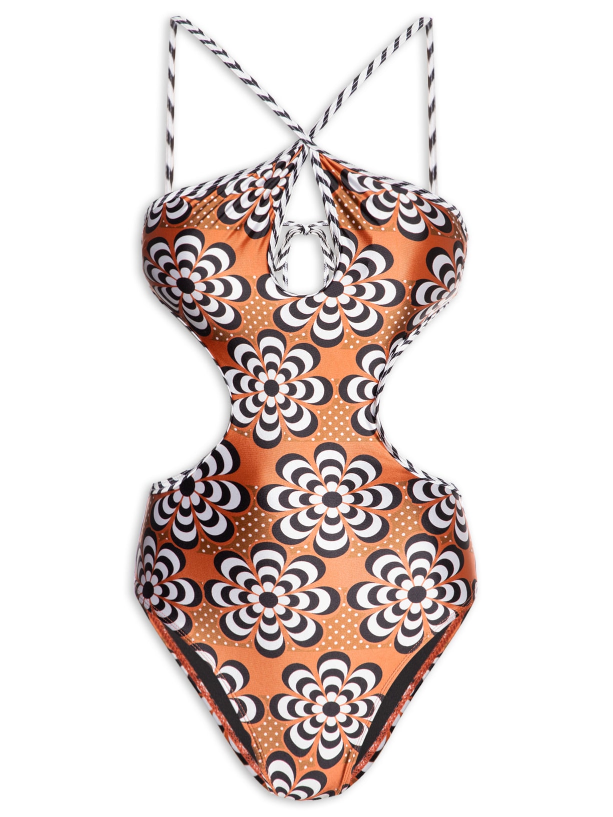 Maiô Engana Mamãe Estampado - Marrom