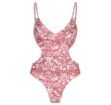 Maiô Engana Mamãe Estampado - Rosa