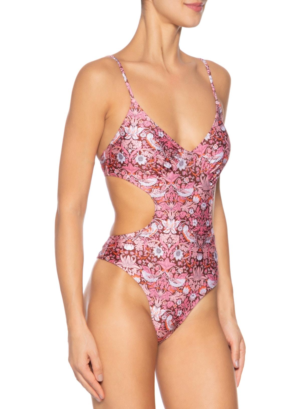 Maiô Engana Mamãe Estampado Rosa Mktbeach