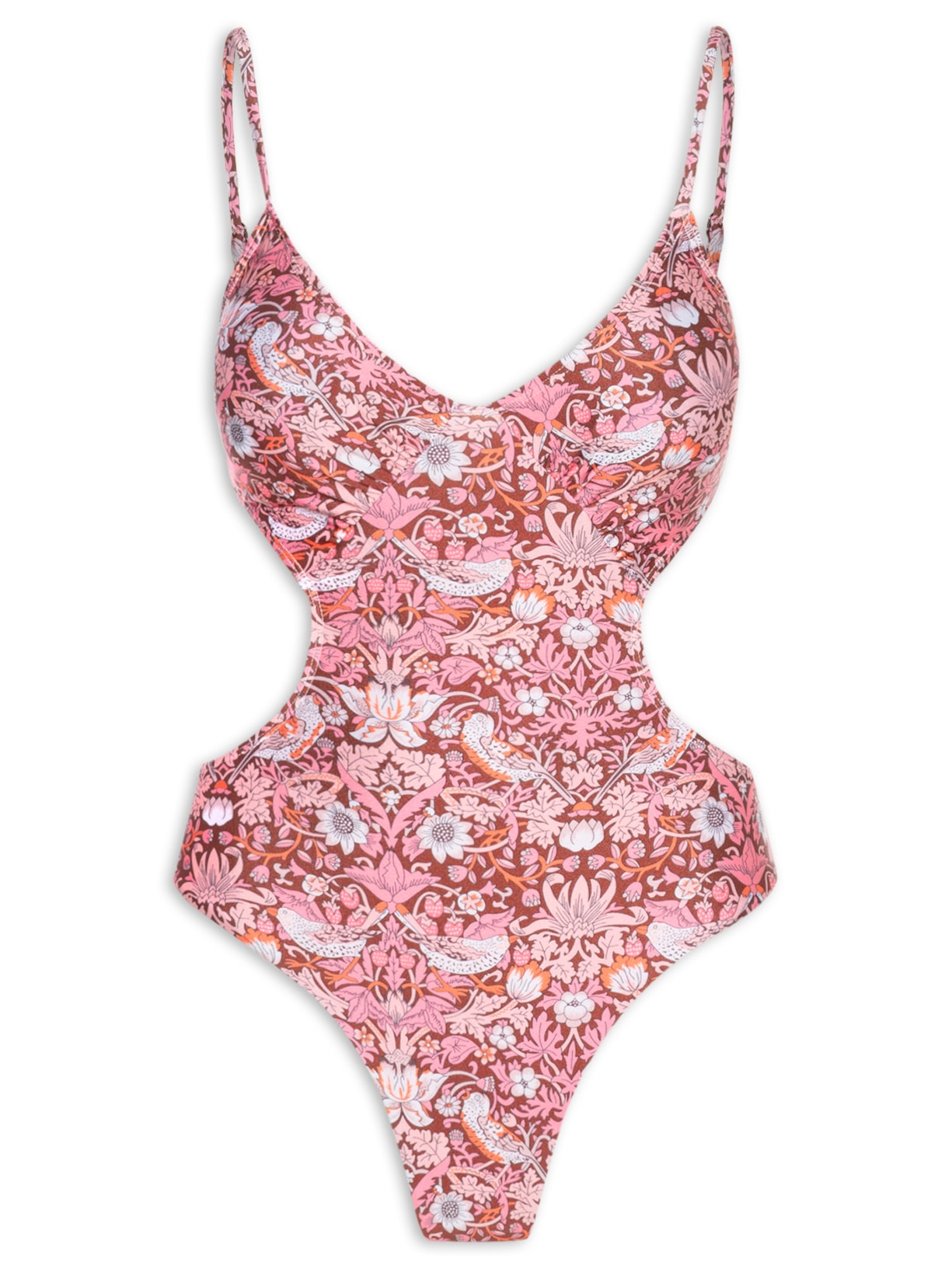 Maiô Engana Mamãe Estampado Rosa Mktbeach