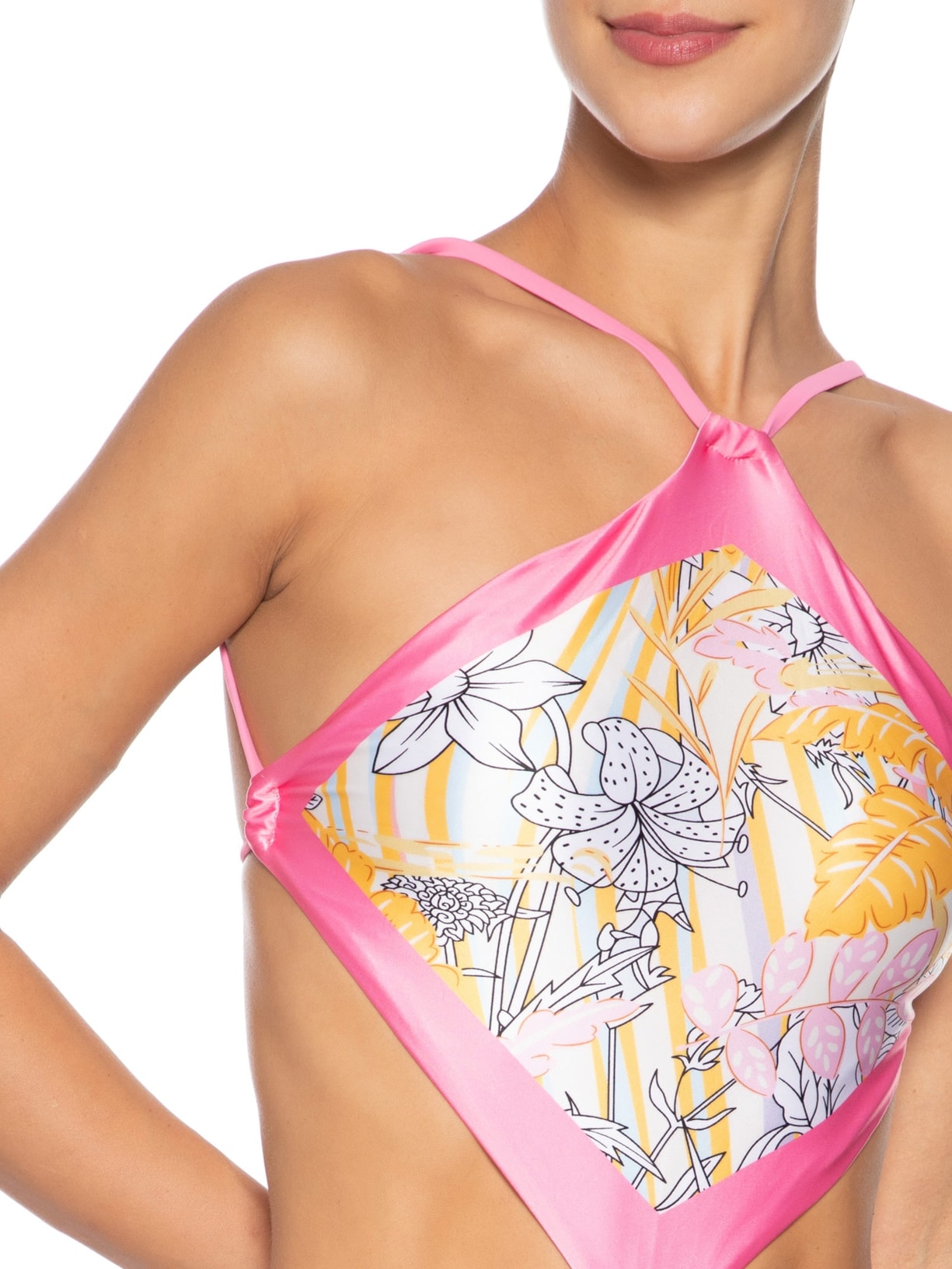 Maiô Engana Mamãe Estampado Rosa Mktbeach