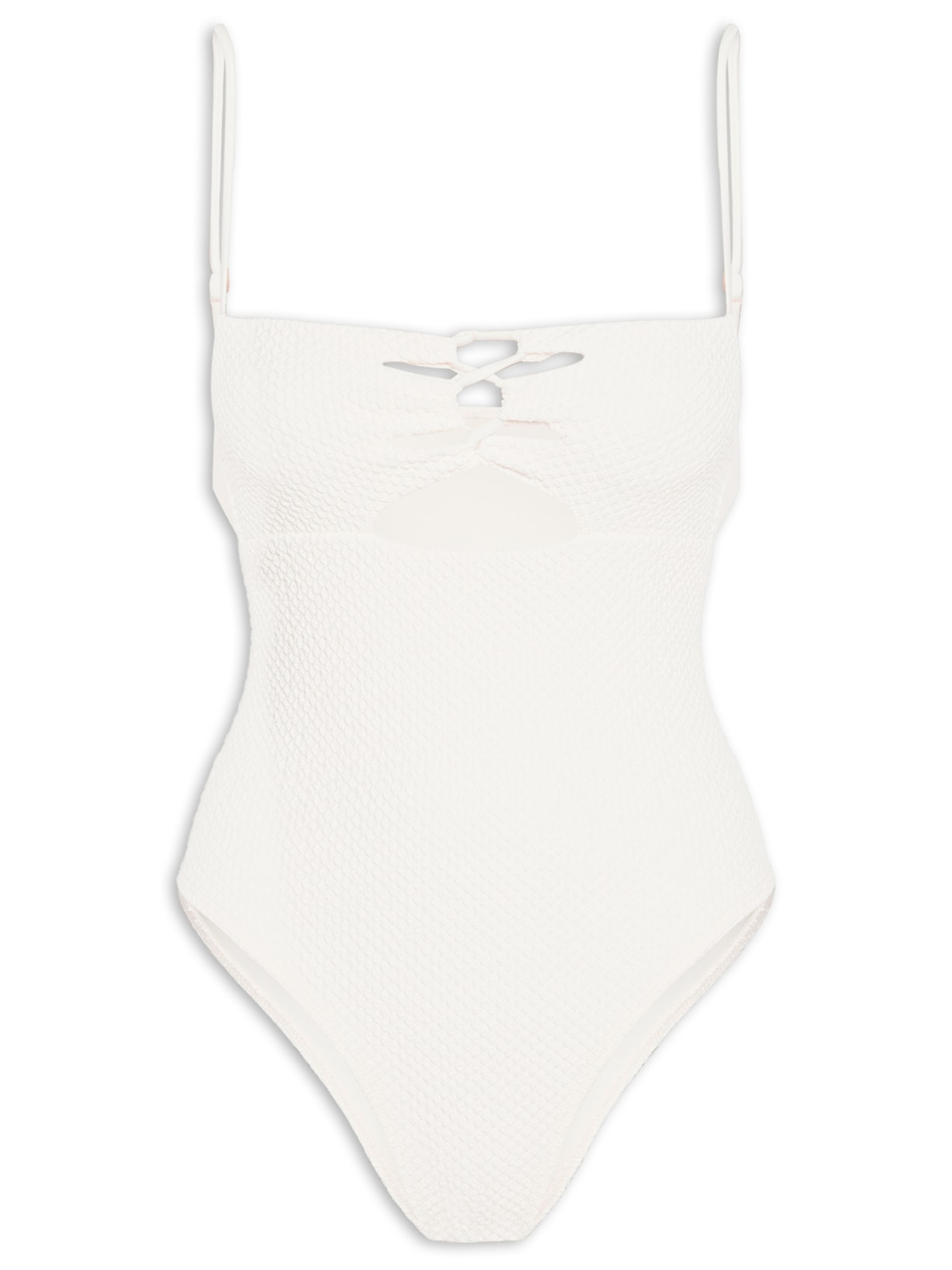 Maiô Especial Textura Liso - Branco