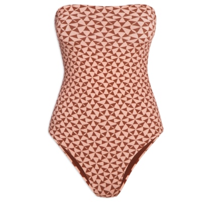 Maiô Estampa Solar - Rosa