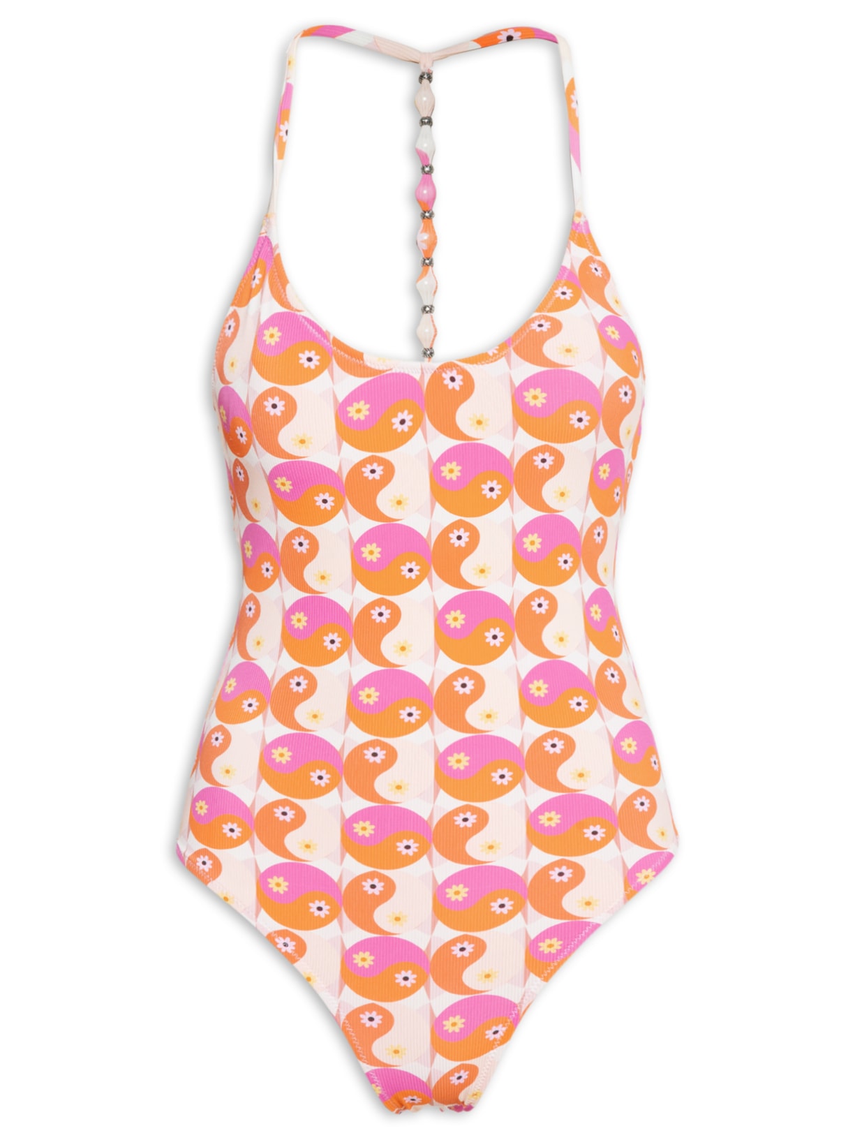 Maiô Estampado Rosa Mktbeach