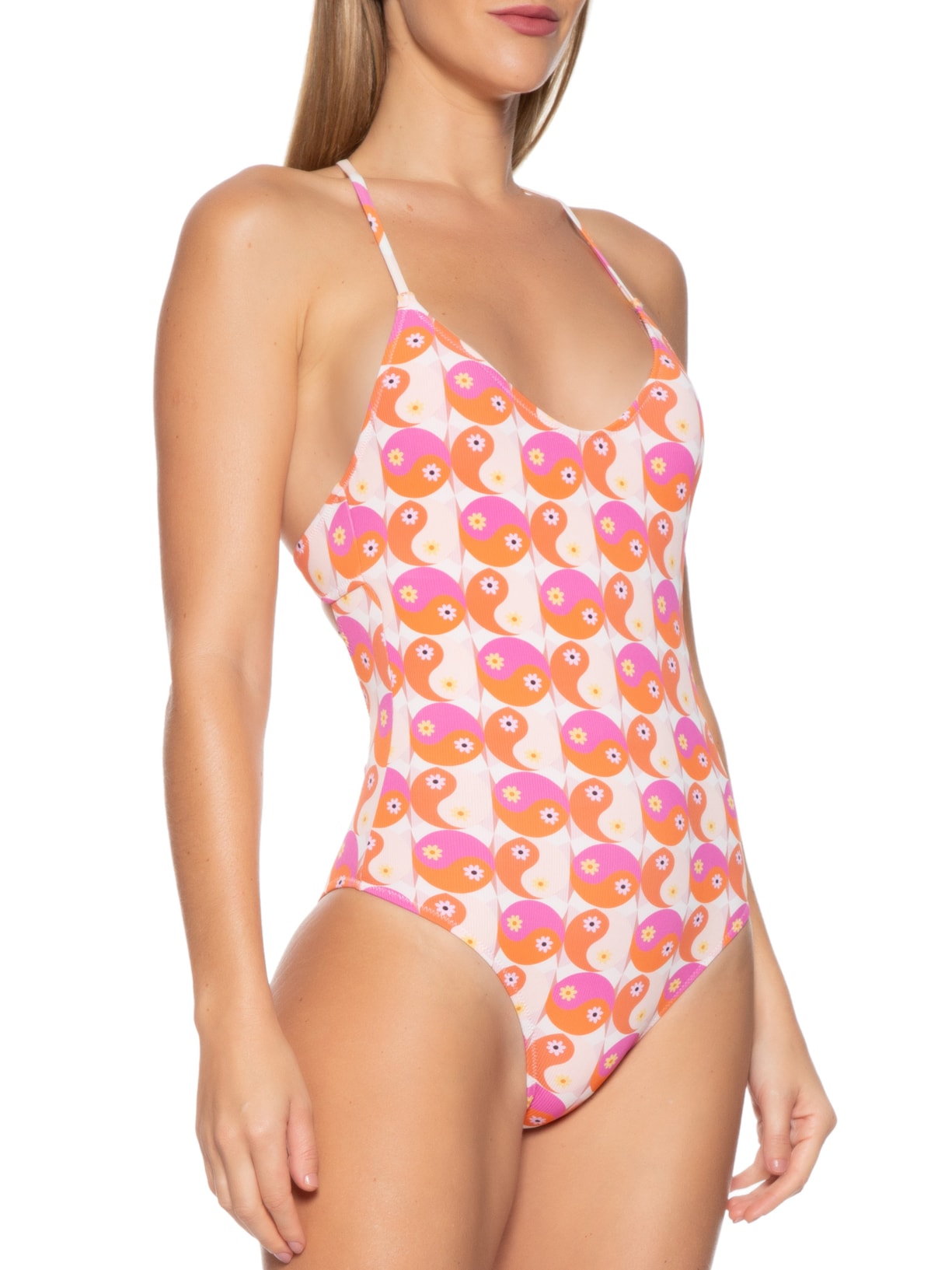 Maiô Estampado Rosa Mktbeach