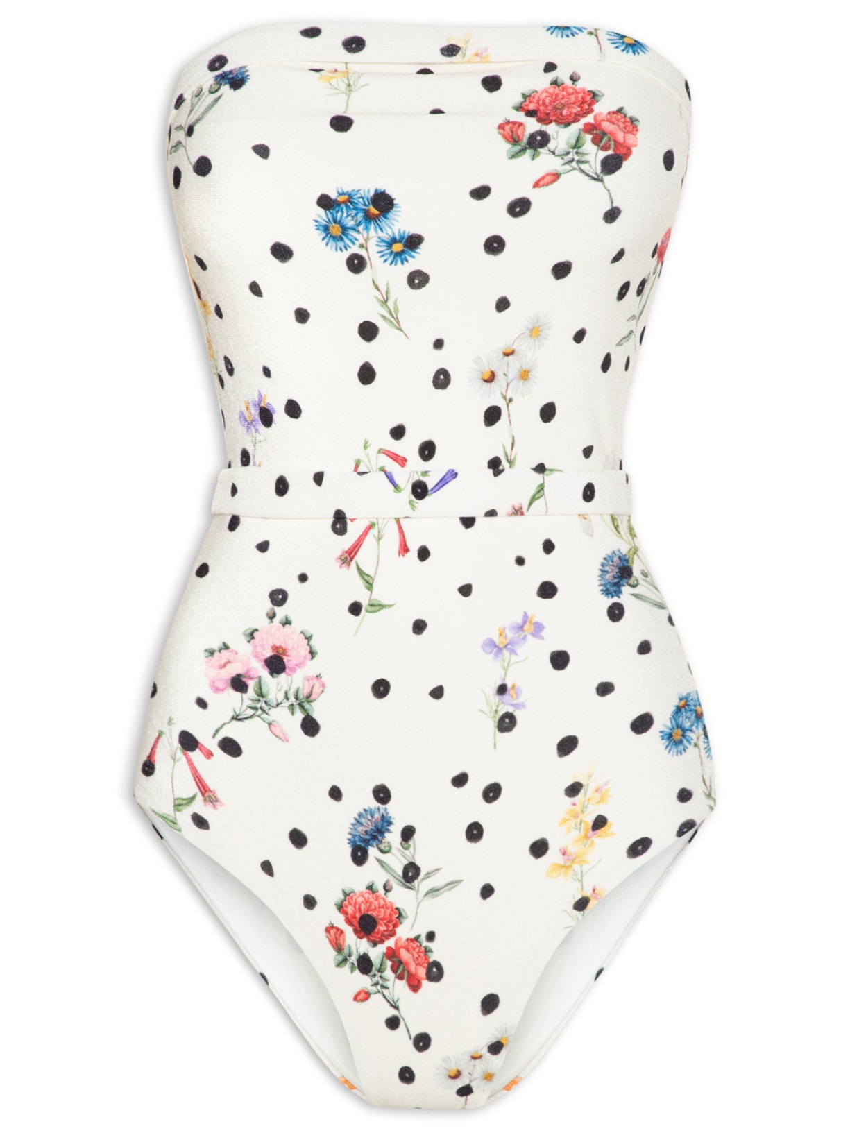 Maiô Estampado Stella - Bege