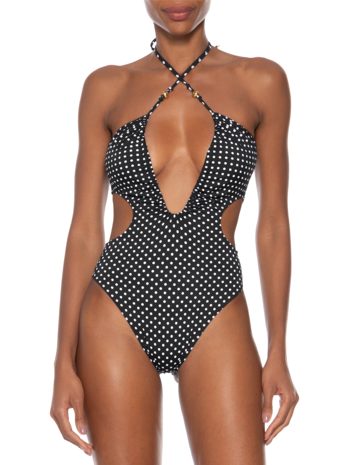 Maiô Feminino Com Decote Profundo Preto '2Essential