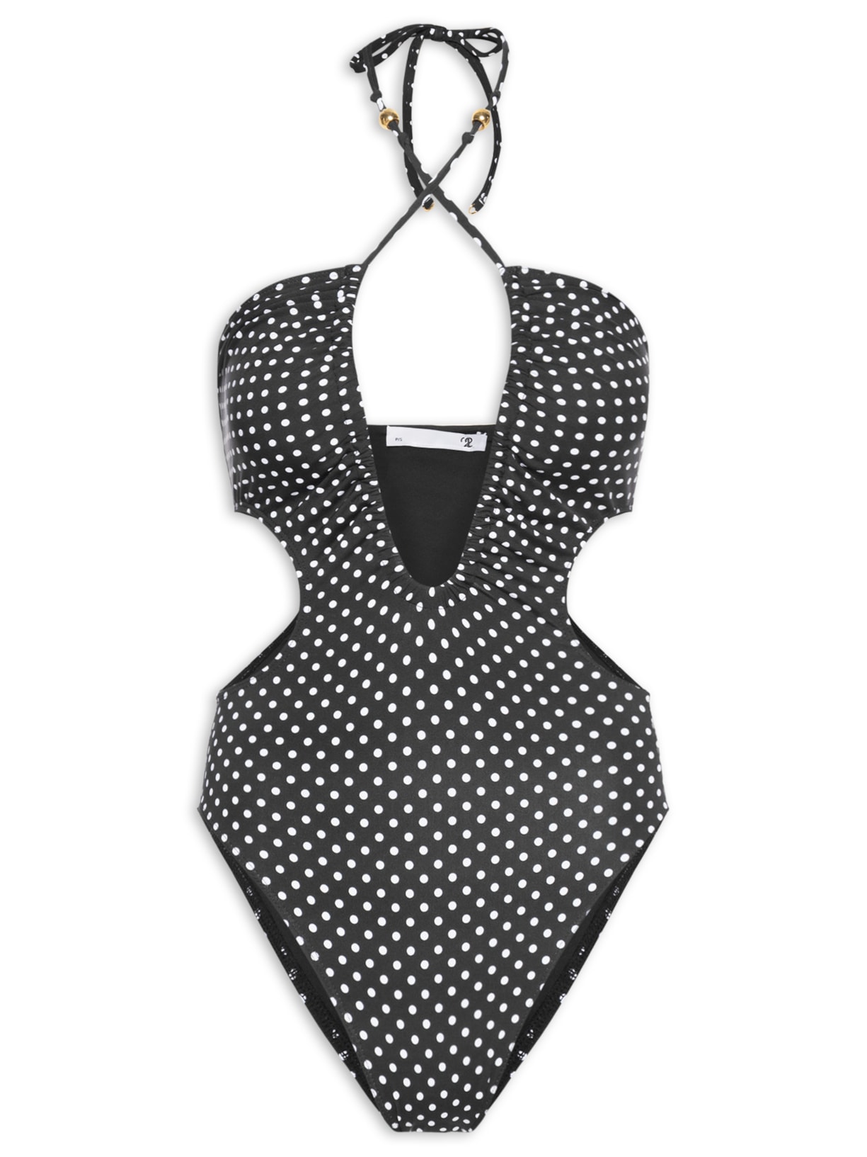 Maiô Feminino Com Decote Profundo - Preto