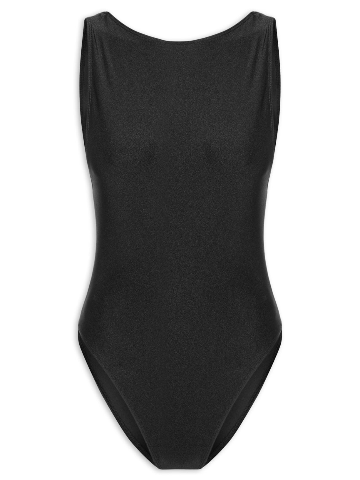 Maiô Feminino Regata Com Decote Costas Preto '2Essential