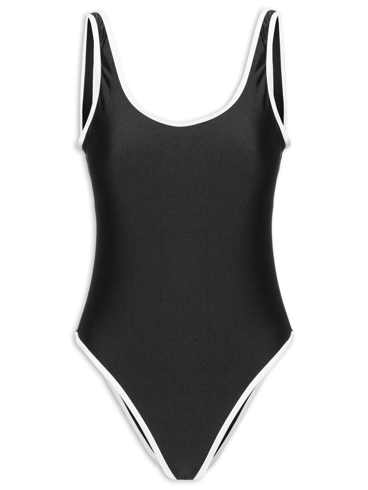 Maiô Feminino Regular Preto '2Essential