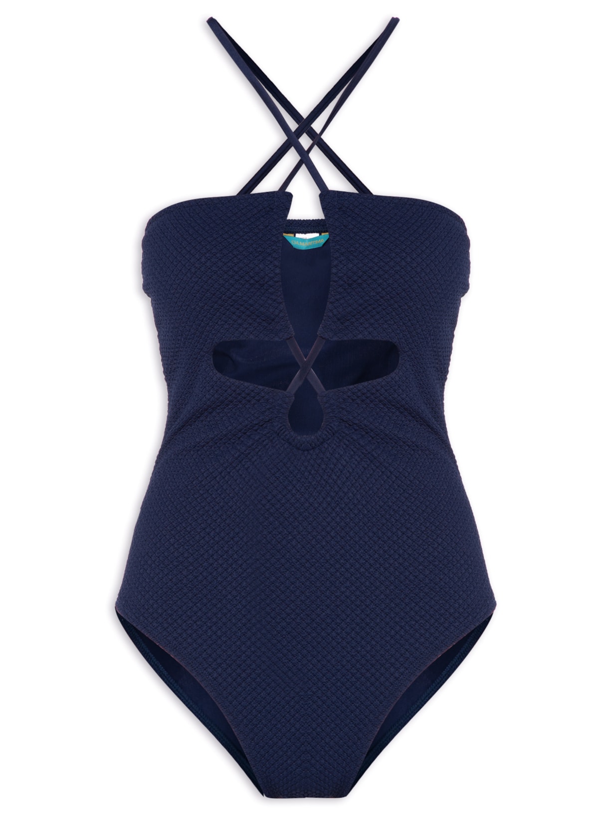 Maiô Frente Única Liso - Azul