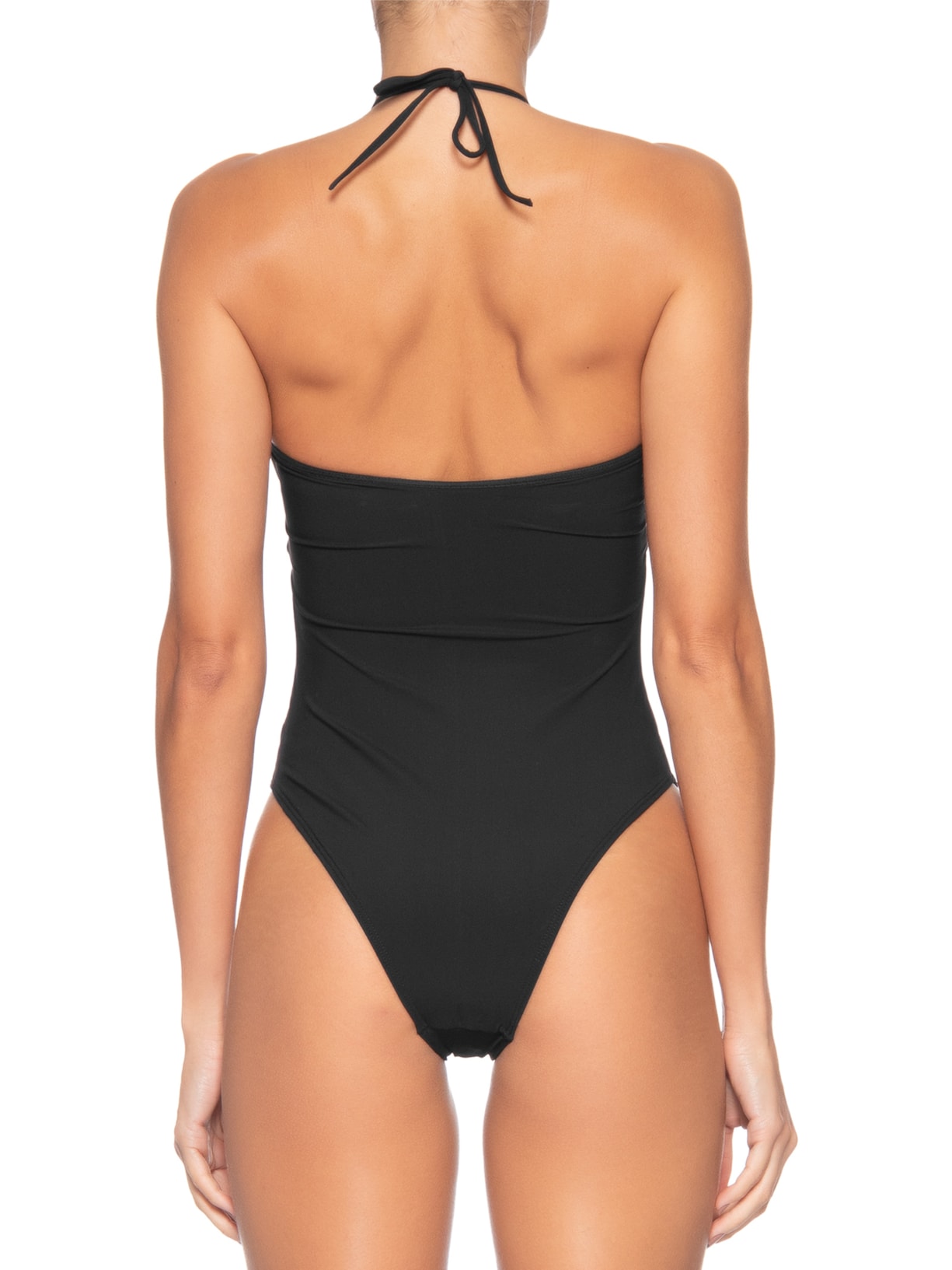 Maiô Frente Única Liso Preto Cia Marítima