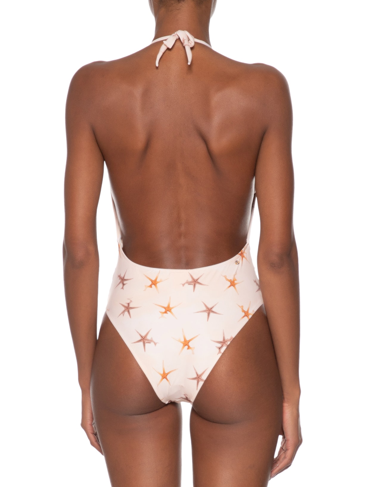 Maiô Frente Única Starfish Color Rosa Animale Resort