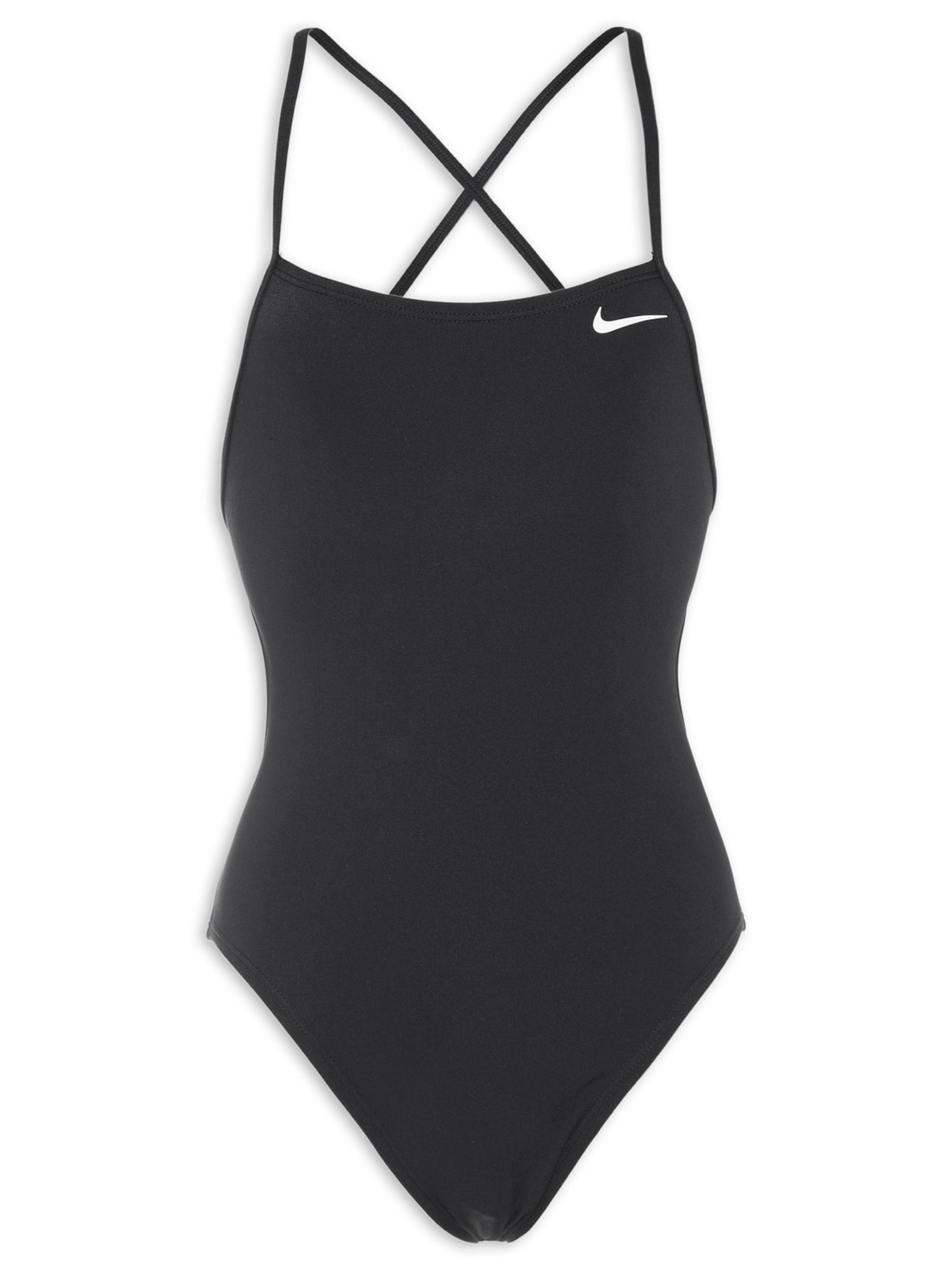 Maiô Lace Up Tie Back One Piece - Preto