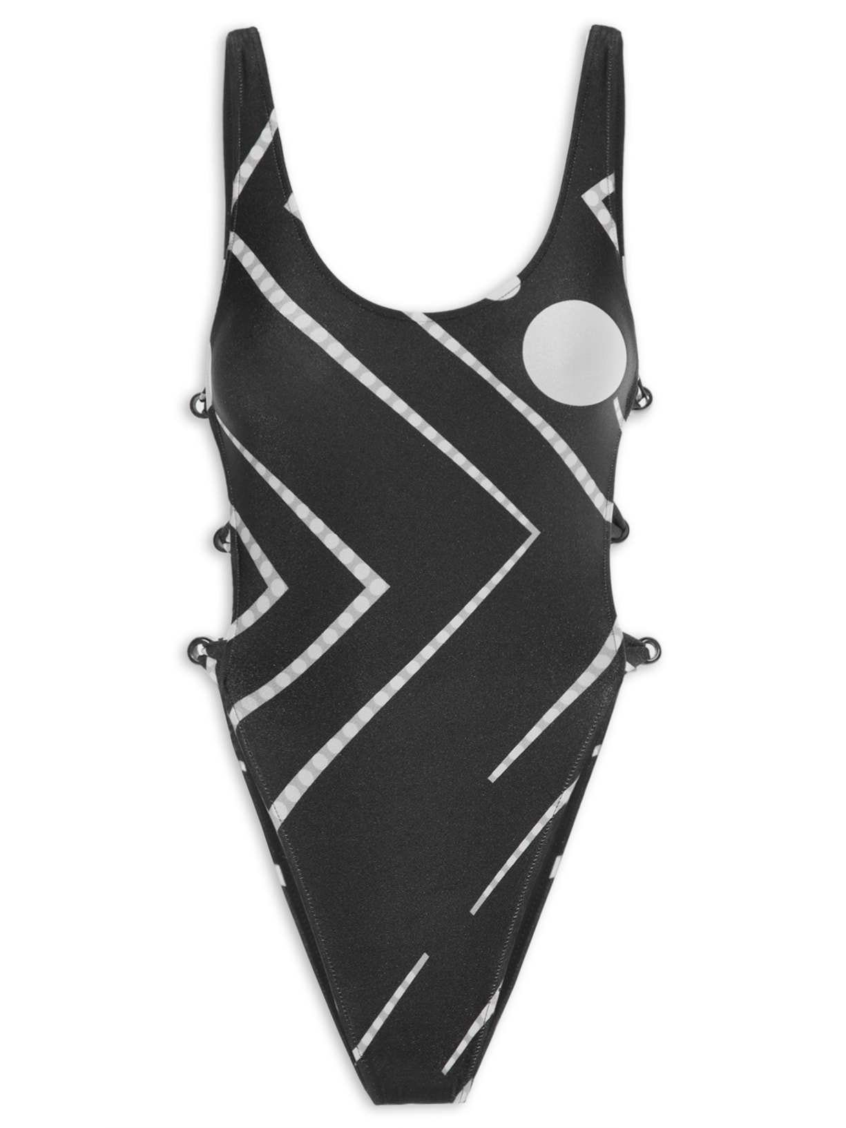 Maiô Lateral Vazada - Preto