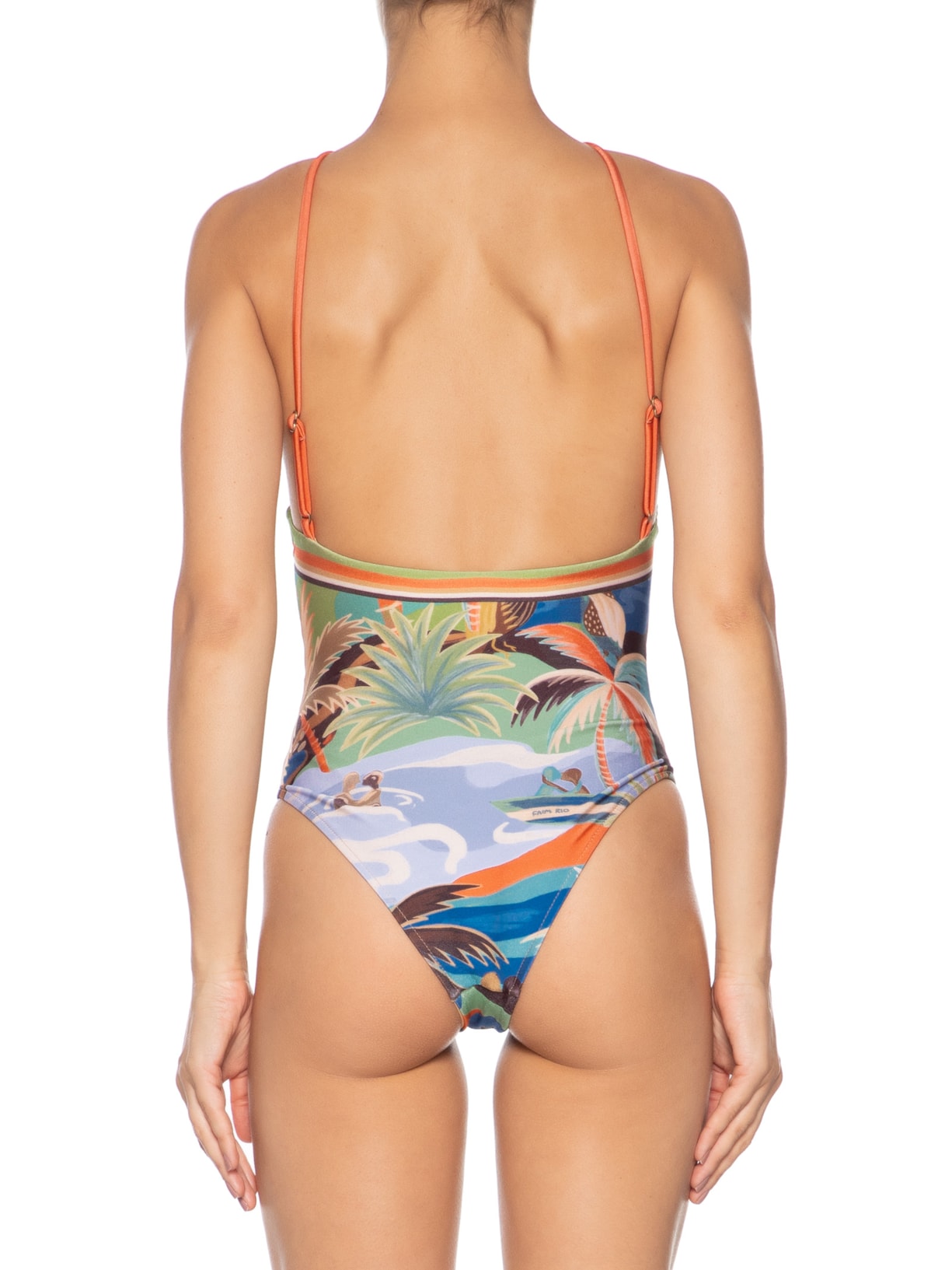 Maiô Lenço Bem Querer Verde Farm Praia