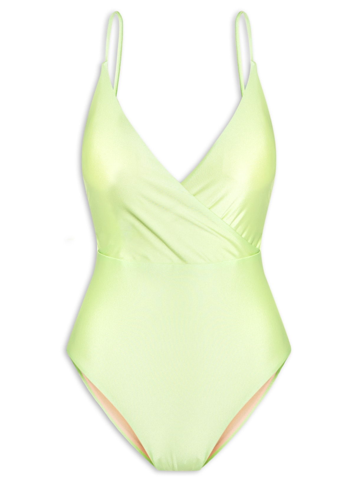 Maiô Liso Com Transpasse - Verde