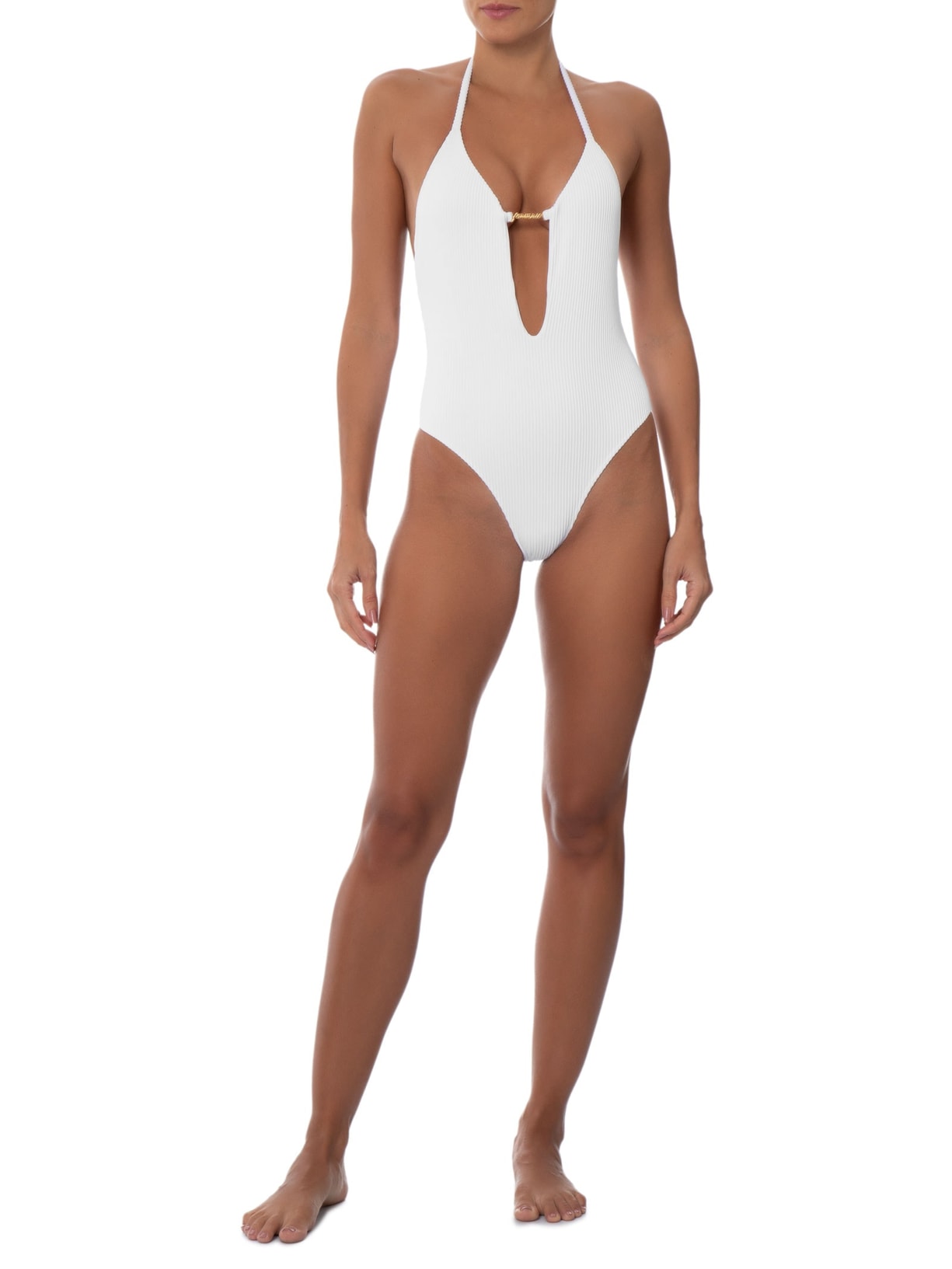 Maiô Liso Decote – Branco Farm Praia