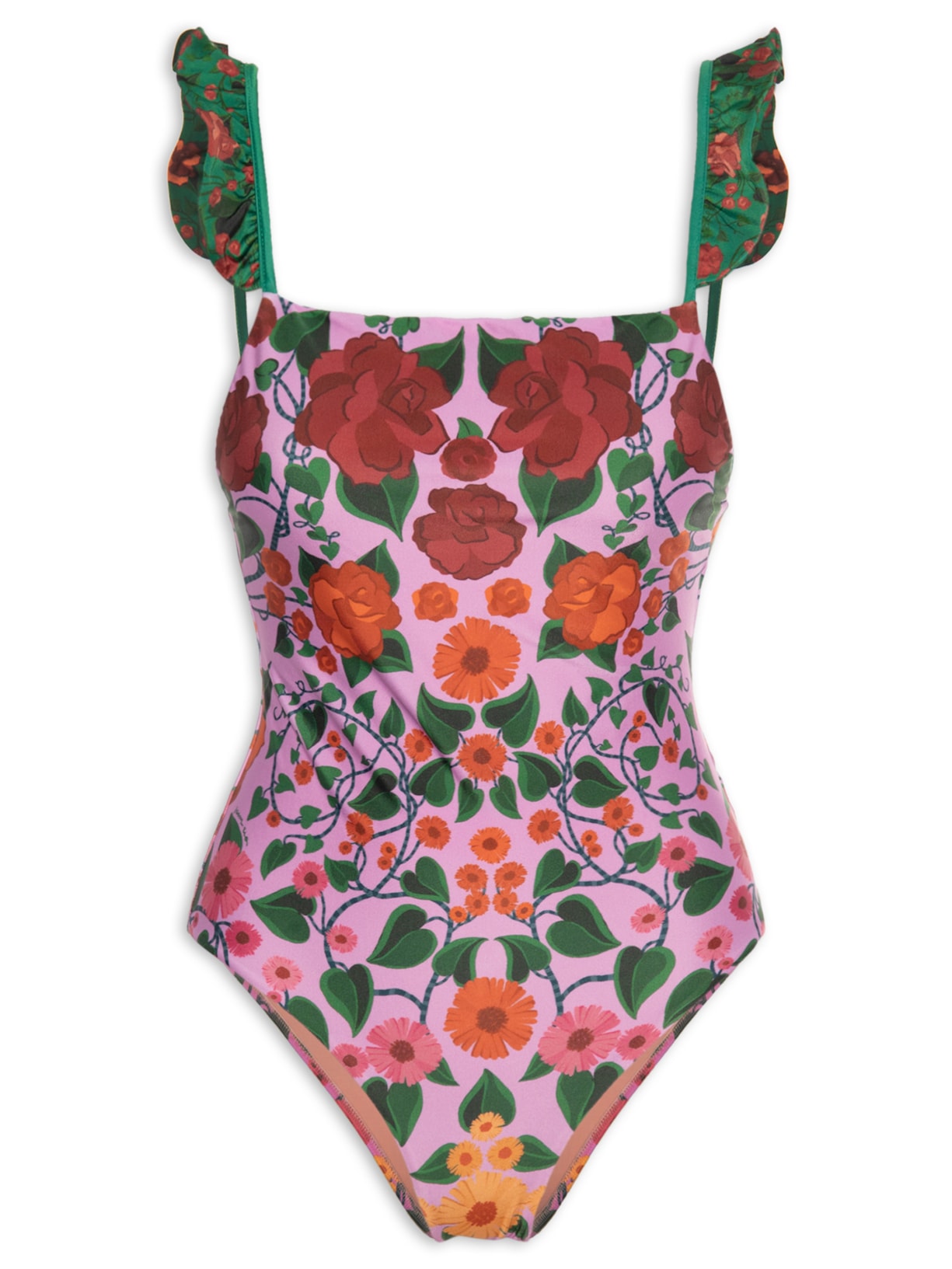 Maiô Localizado Canteiro De Flor - Lilás