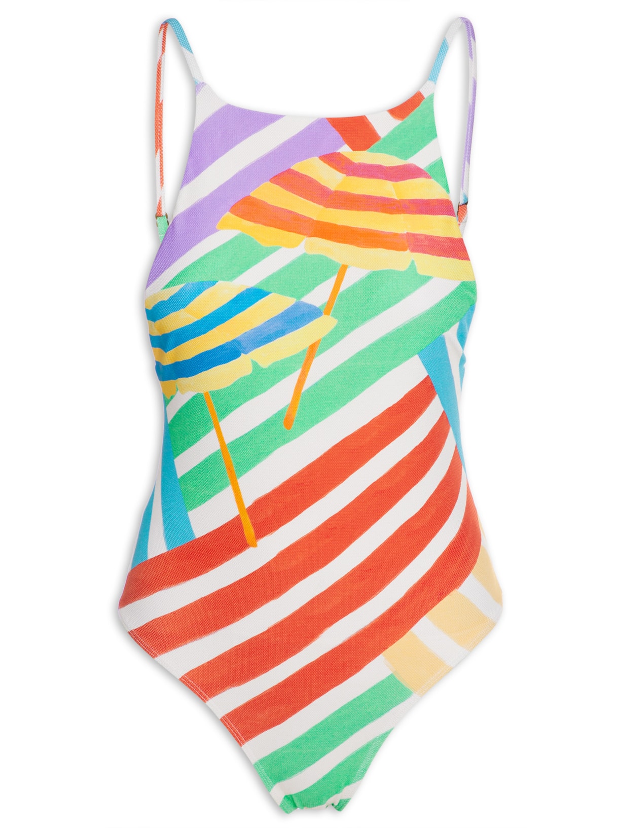 Maiô Localizado Guarda Sol - Rosa