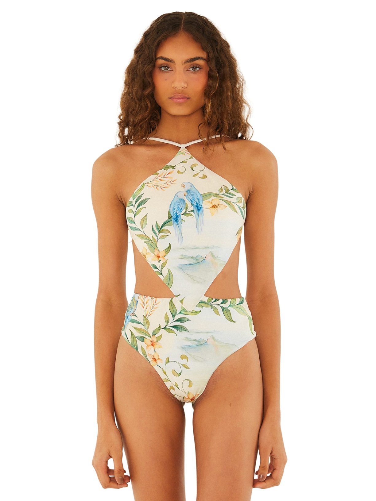 Maiô Localizado Lenço Brisa De Rio - Branco