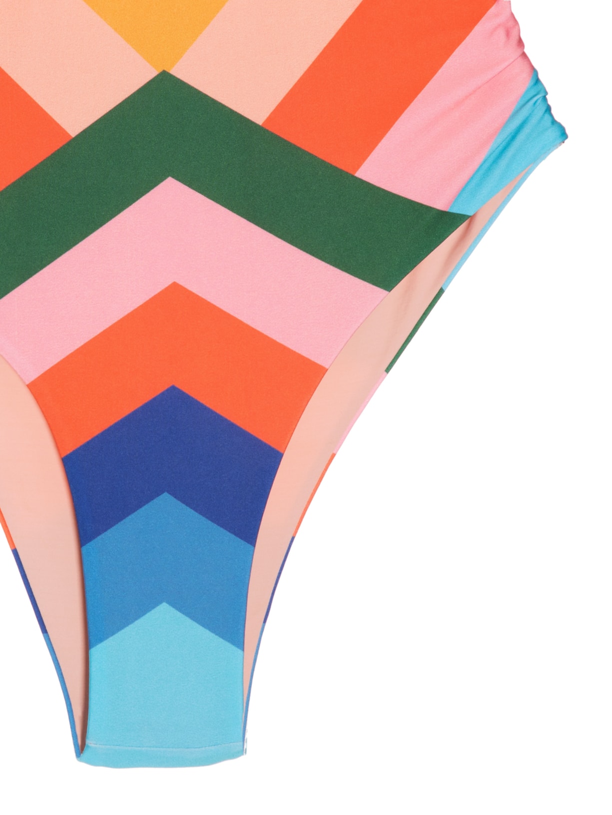 Maiô Localizado Listra Amanda Laranja Farm Praia