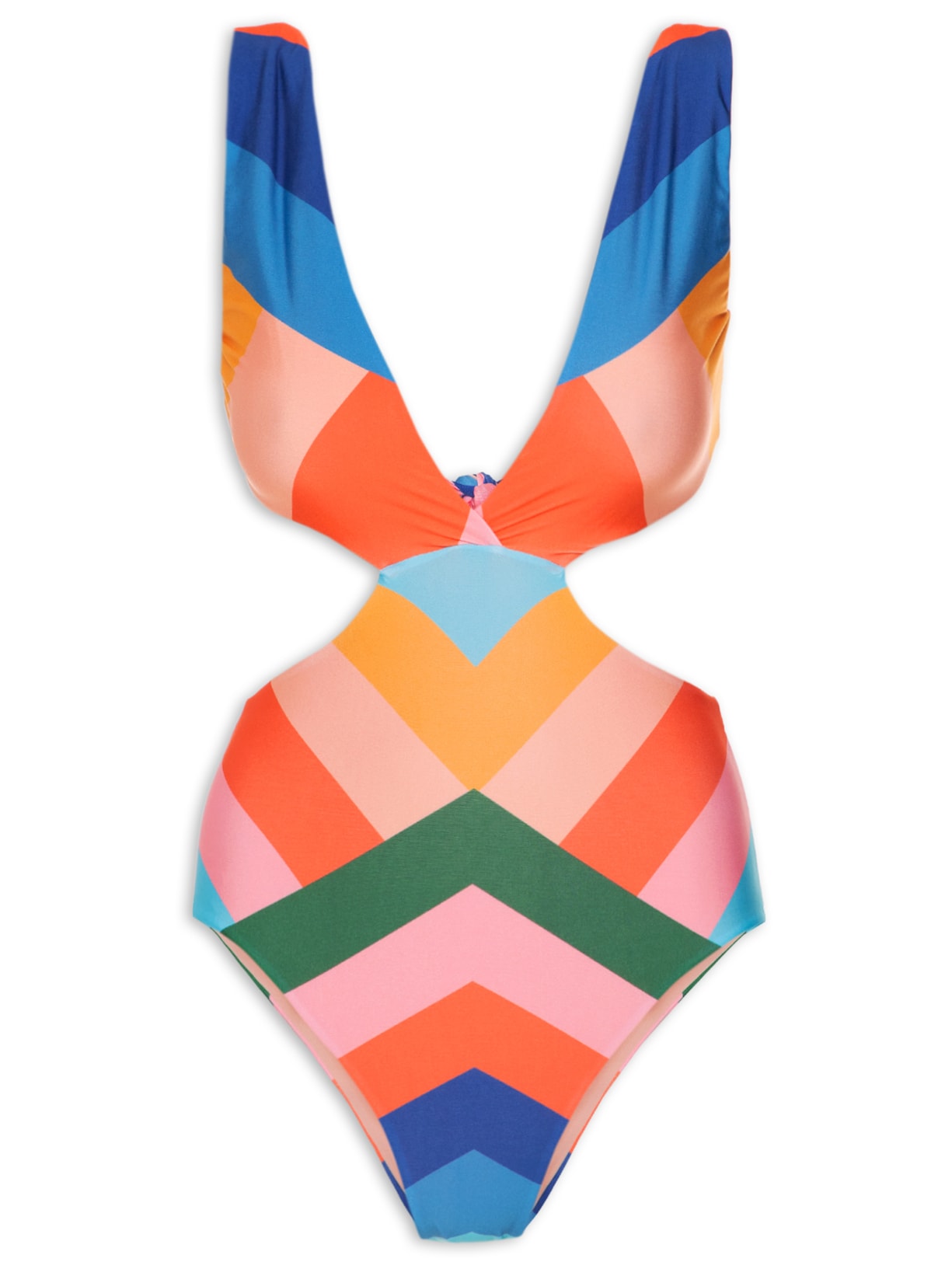 Maiô Localizado Listra Amanda - Laranja