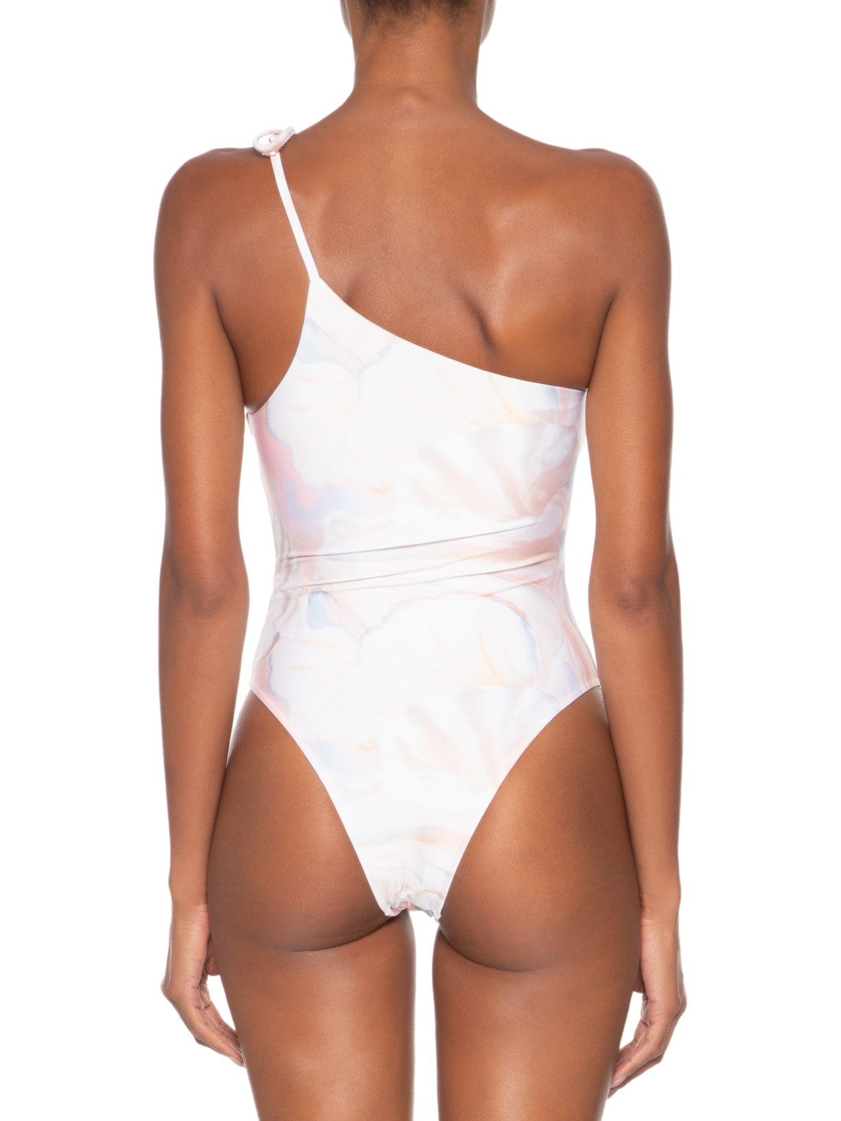 Maiô Maxi Pérola Rosa Farm Praia