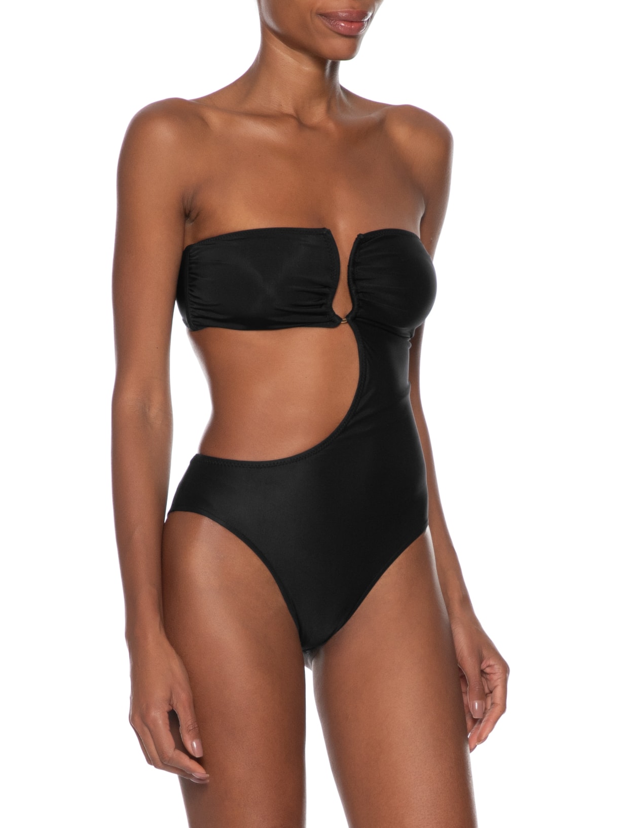 Maiô Metal Ouro Preto Animale Resort