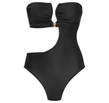 Maiô Metal Ouro - Preto