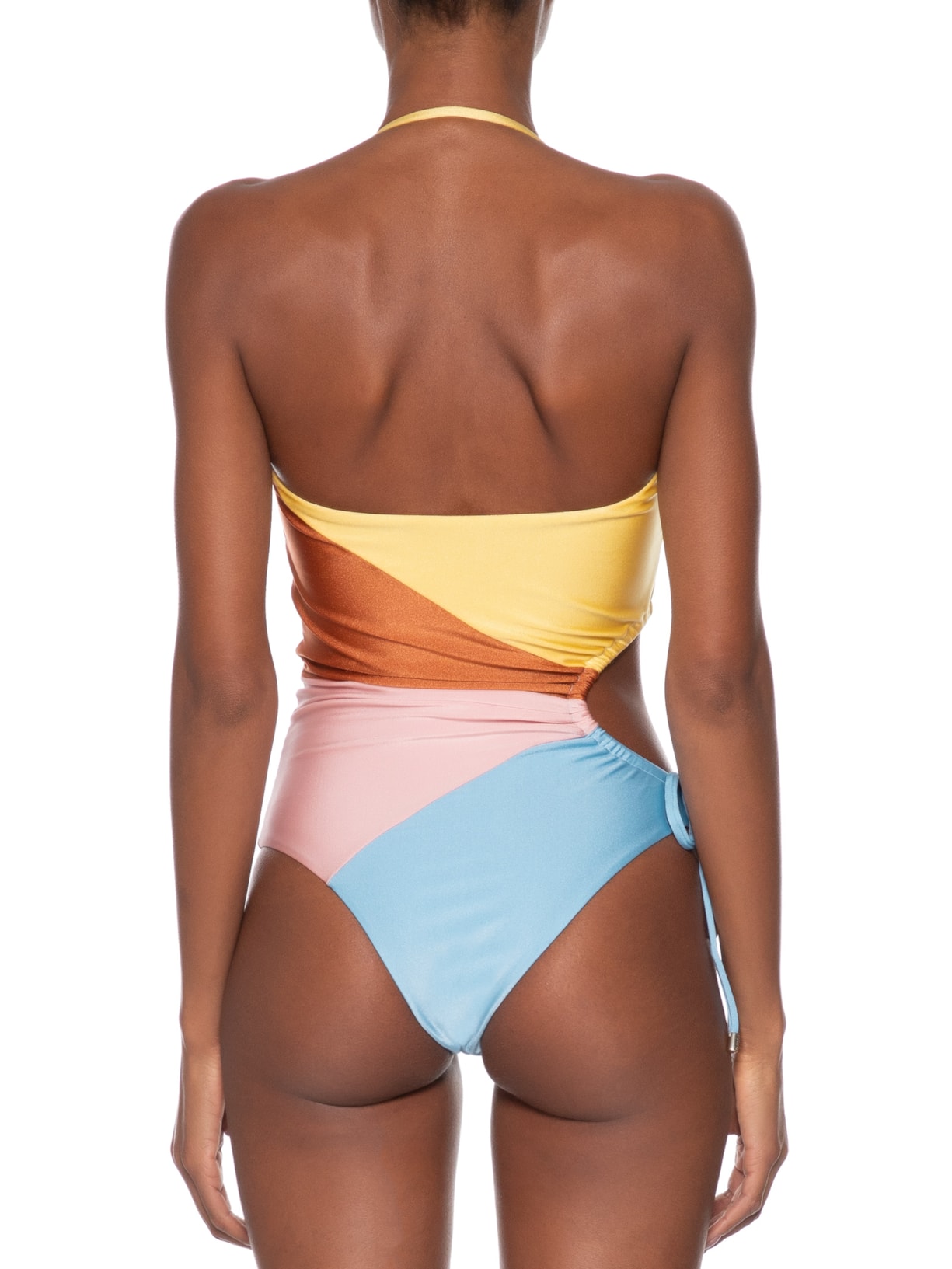 Maiô Multicor Laranja Farm Praia