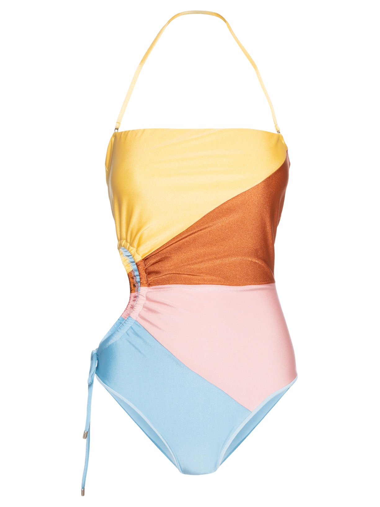 Maiô Multicor Laranja Farm Praia