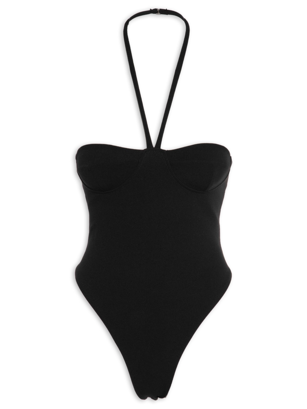 Maiô N18 Crepe - Preto