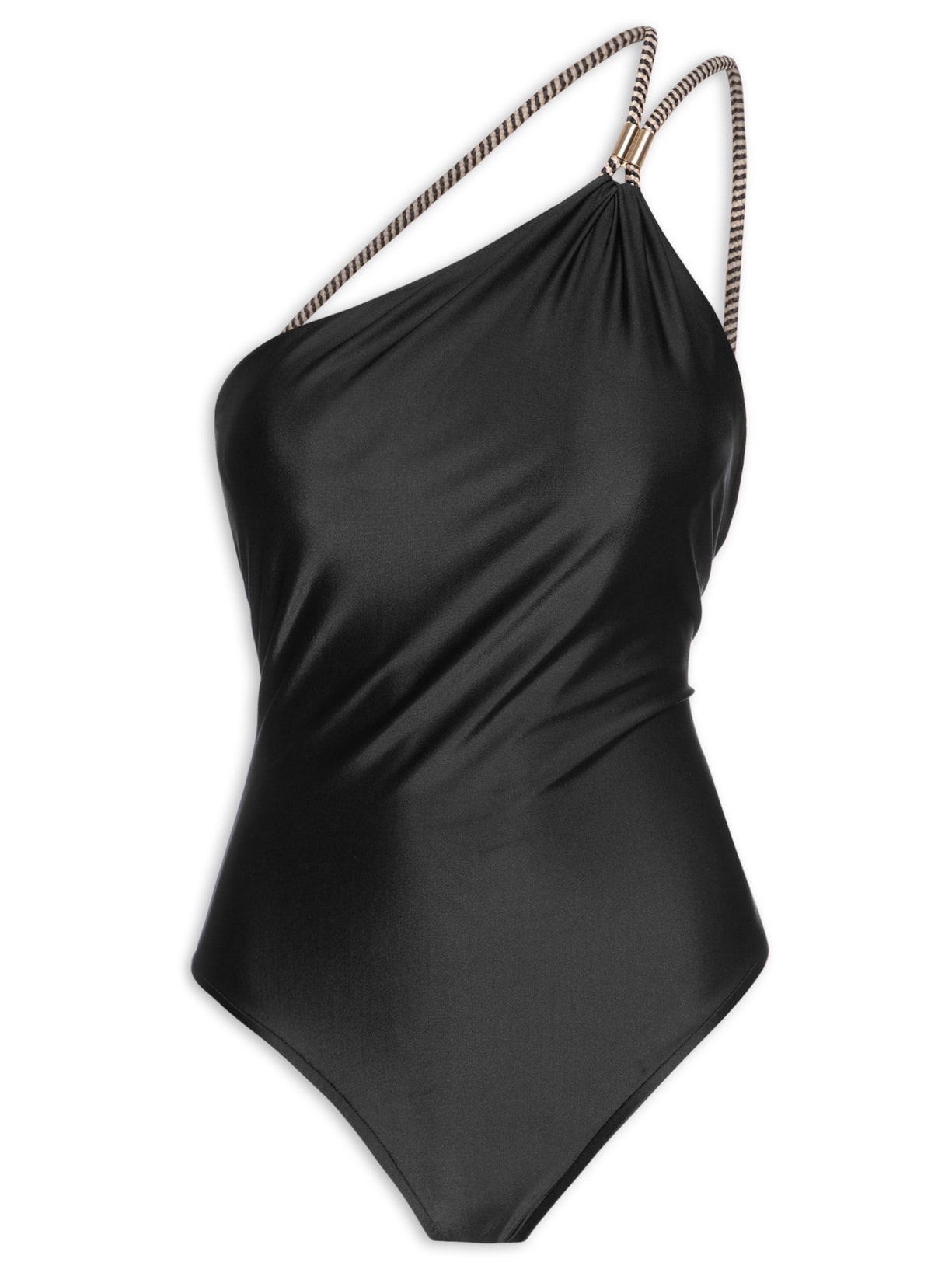 Maiô Ombro Corda Recycled - Preto