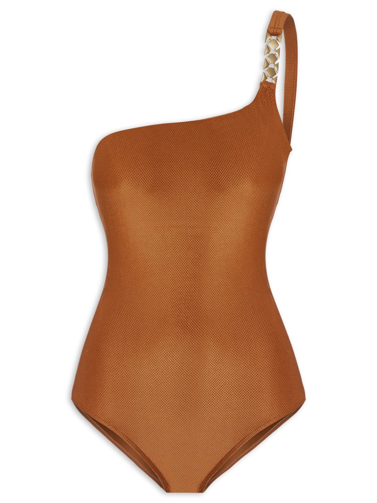 Maiô Ombro Detalhe - Marrom