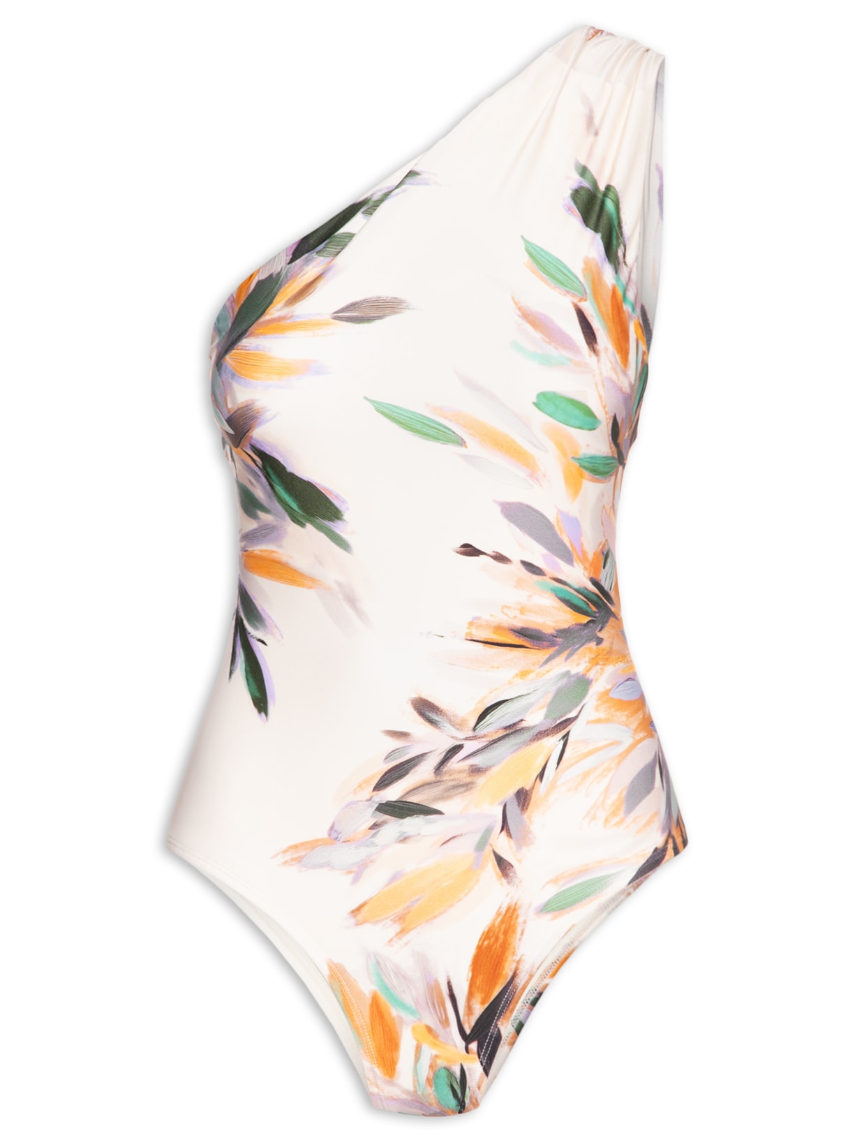 Maiô Ombro Lacada - Bege