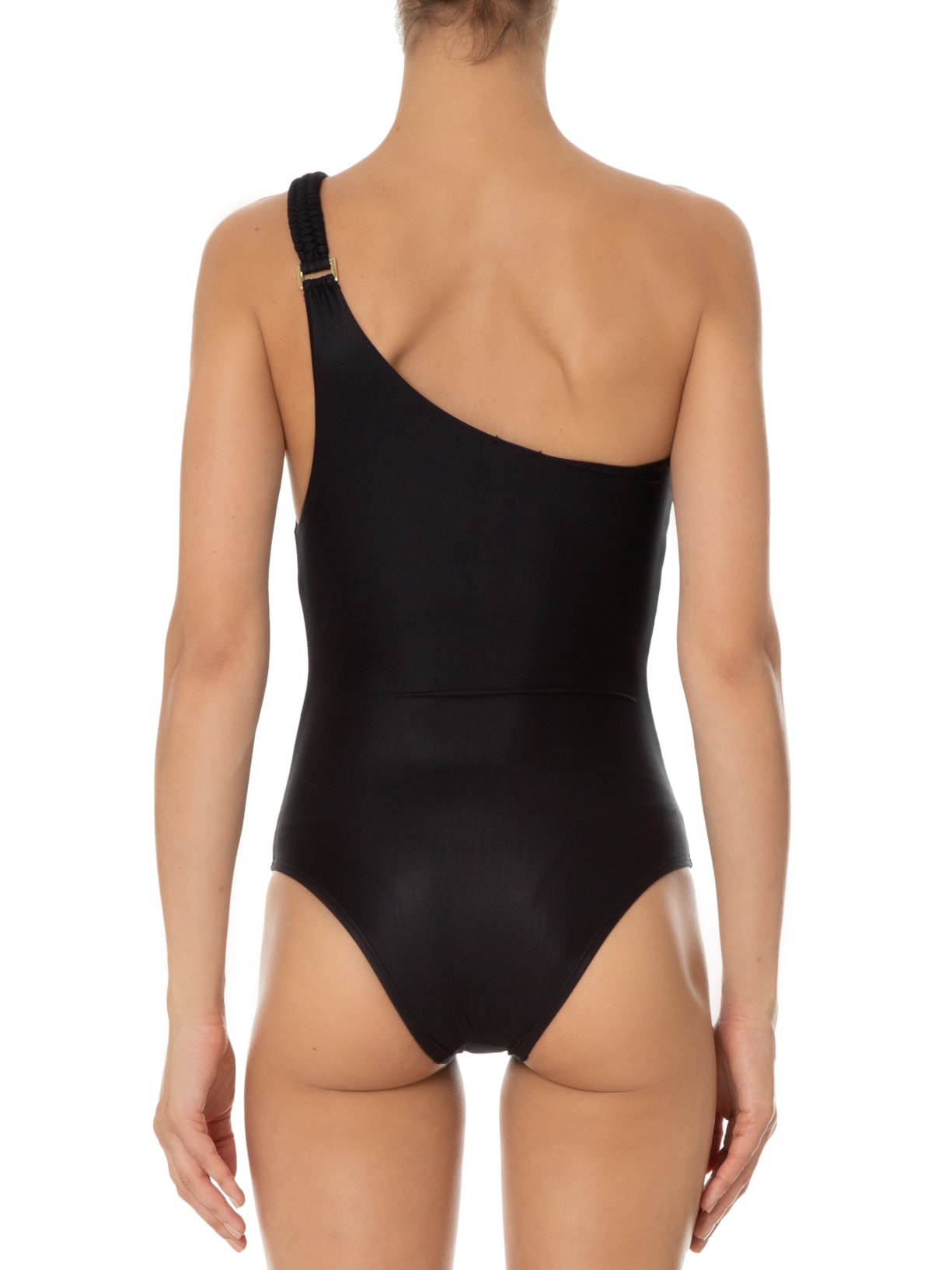 Maiô Ombro Macramê Preto Lenny Niemeyer