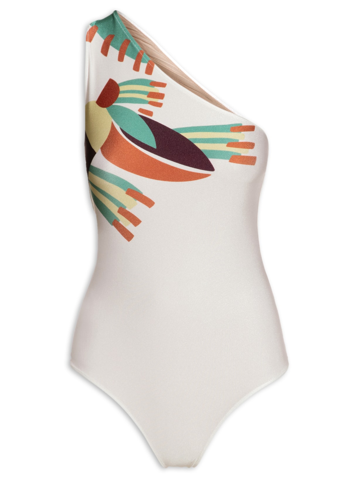 Maiô Ombro Só Bananeira - Bege