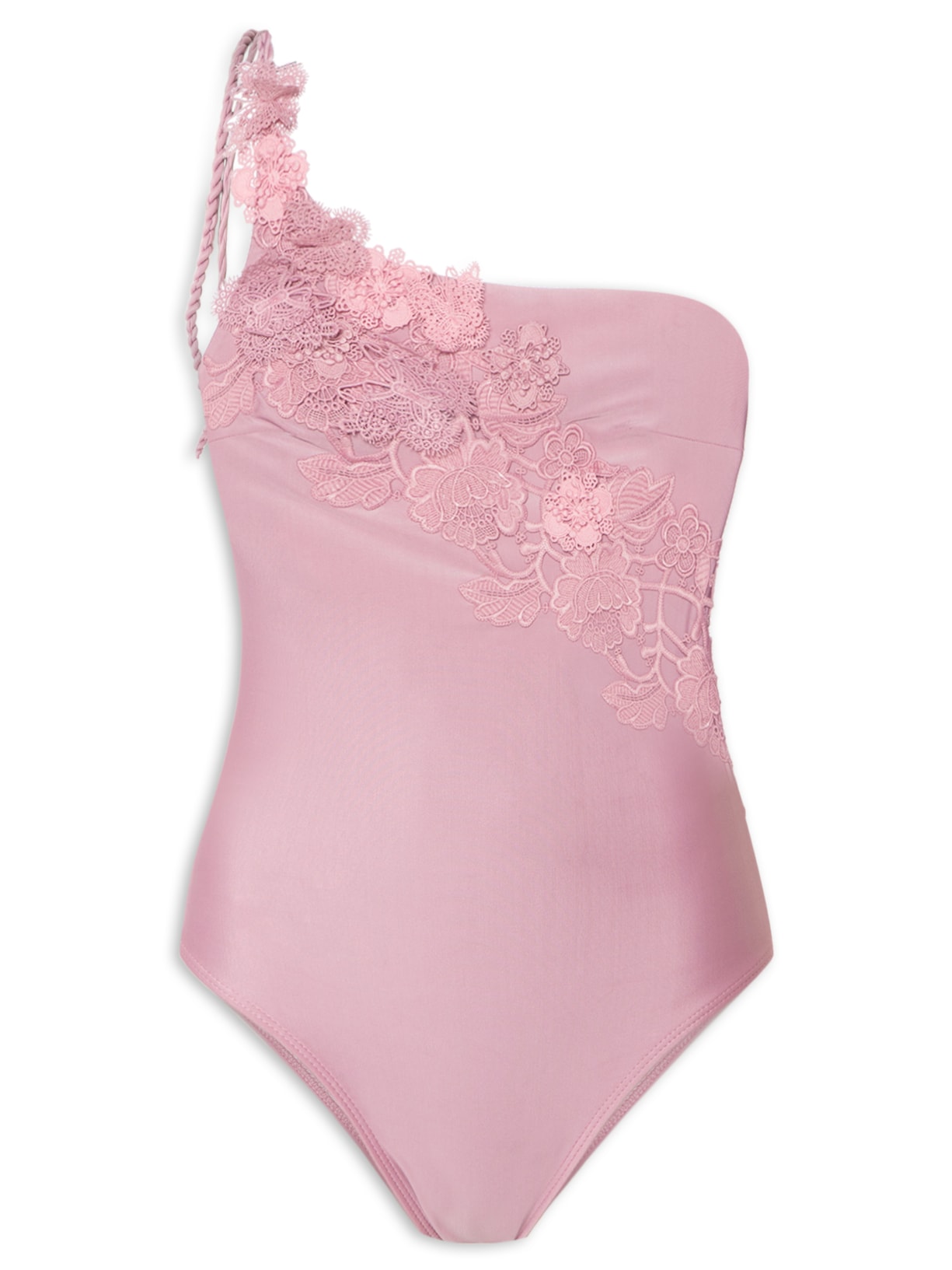 Maiô Ombro Só Giardino Segreto - Rosa