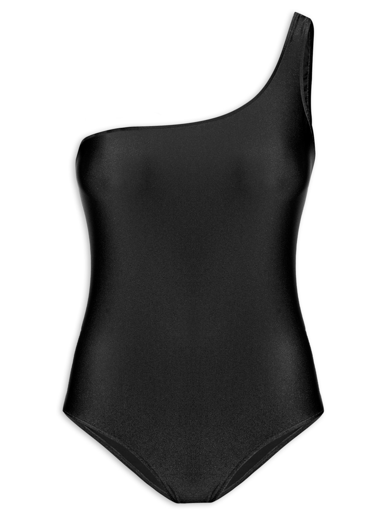 Maiô Ombro Único Deco - Preto