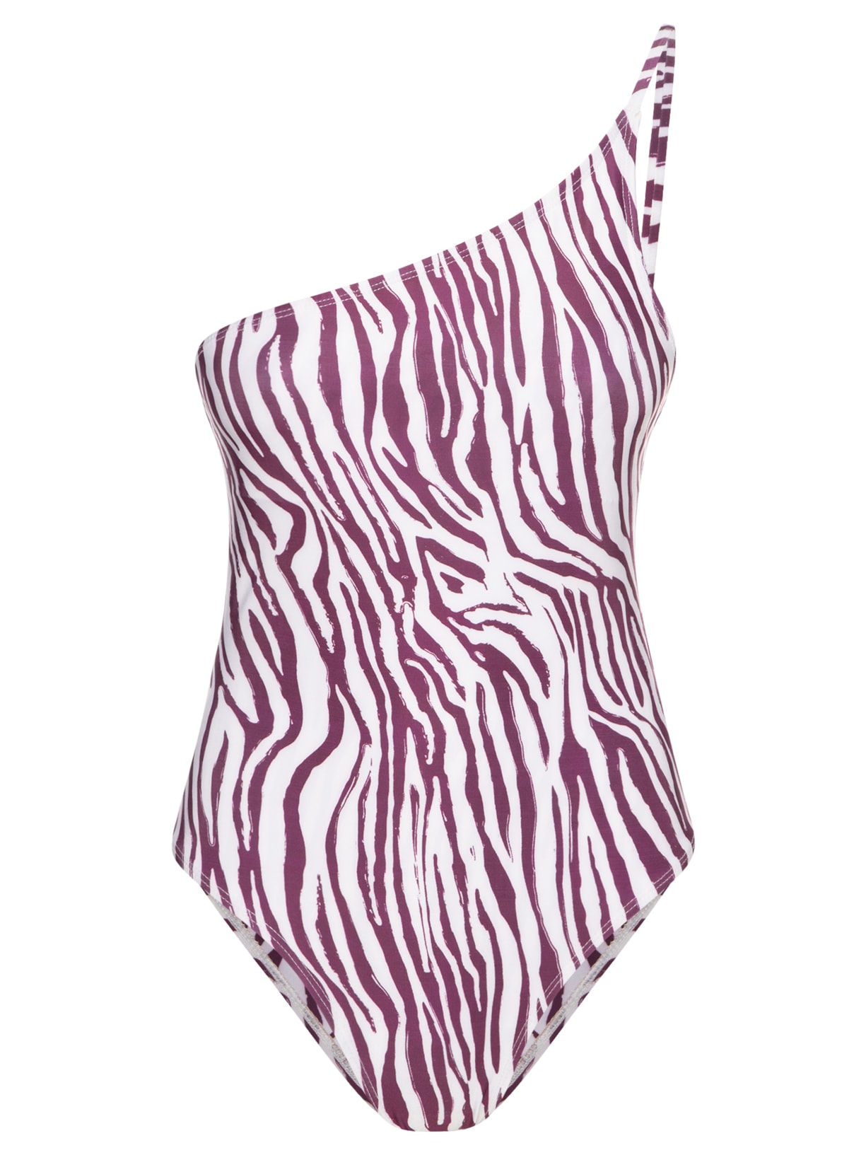 Maiô Ombro Único Estampado Animal Print '2Essential