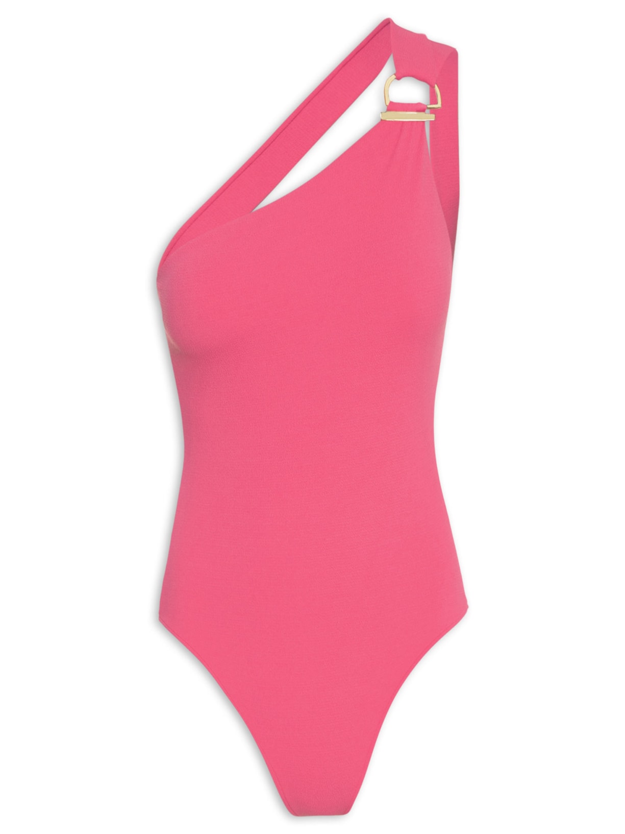 Maiô Ombro único Faixa - Rosa