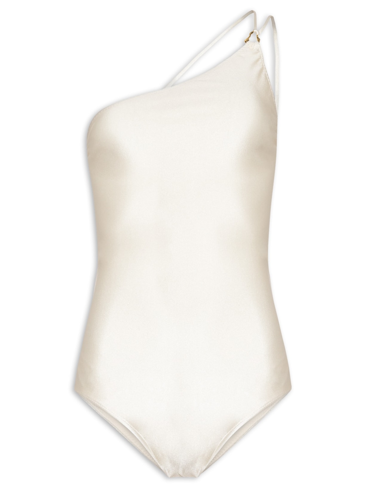 Maiô Ombro Único Off White '2Essential