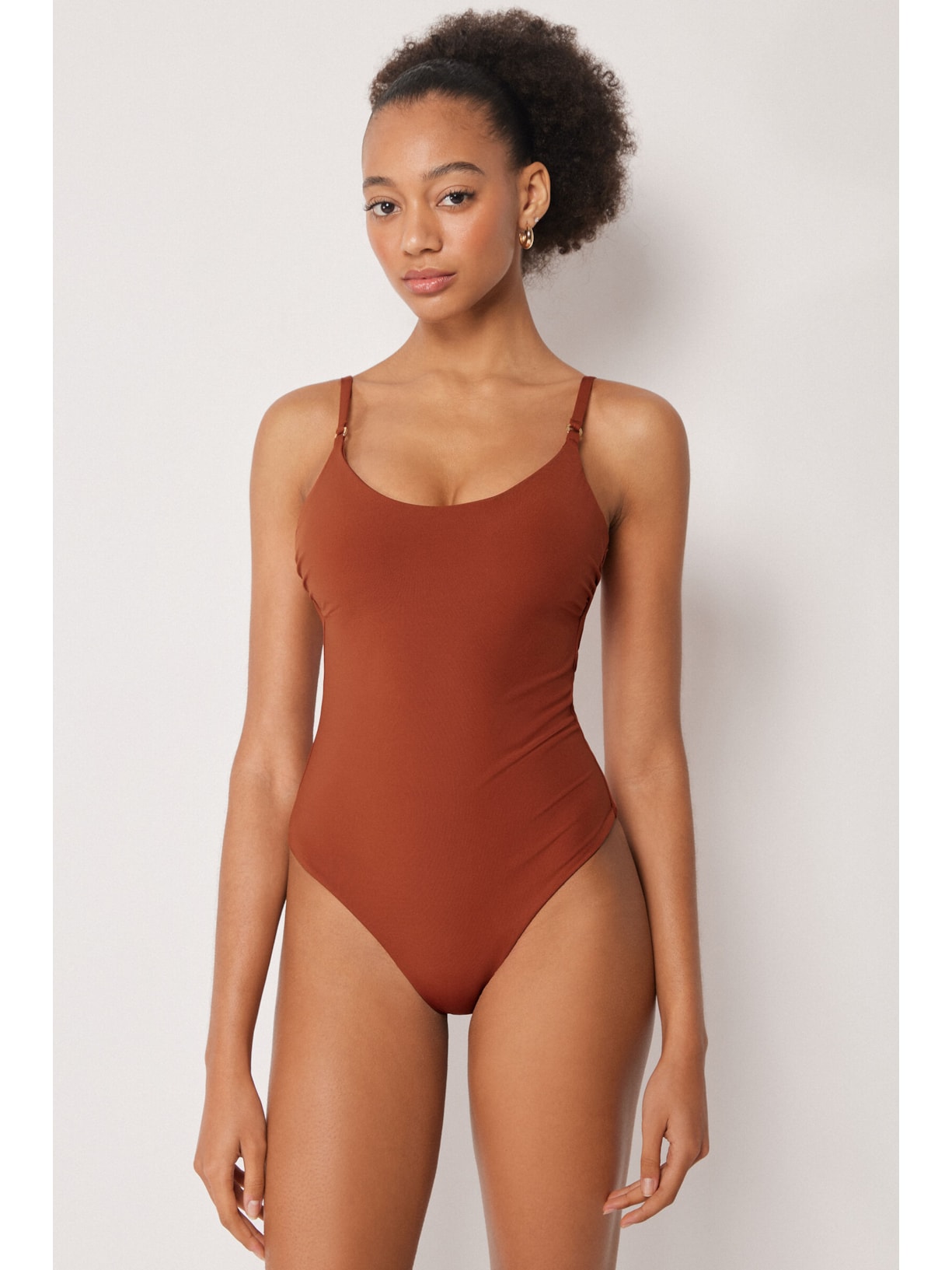 Maiô Premium Fit Marrom Calzedonia