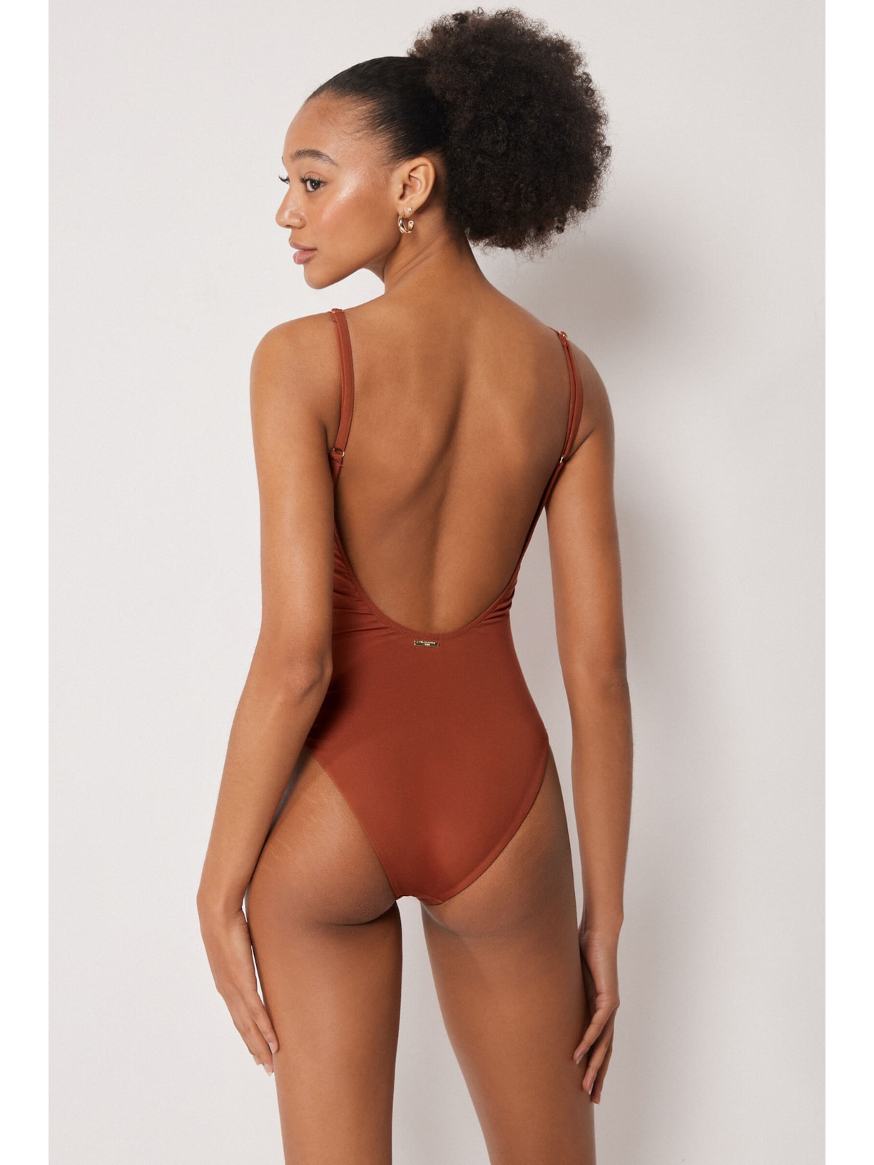Maiô Premium Fit Marrom Calzedonia