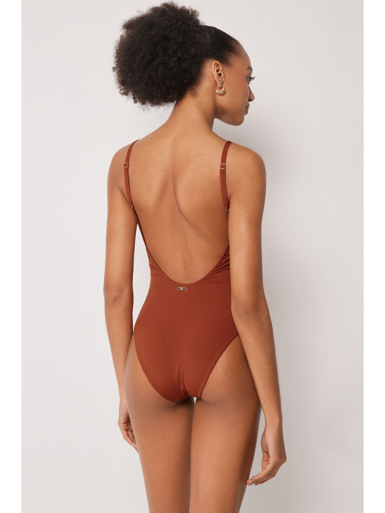 Maiô Premium Fit Marrom Calzedonia